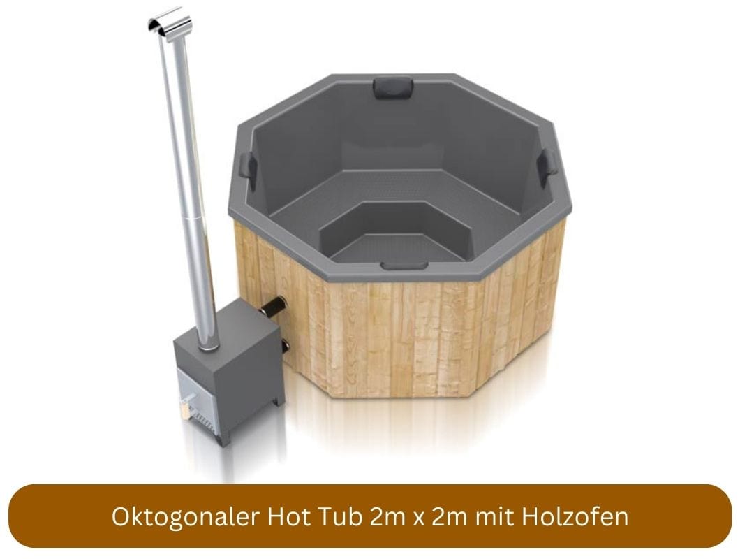 Oktogonaler Hot Tub 2m x 2m von Baltresto