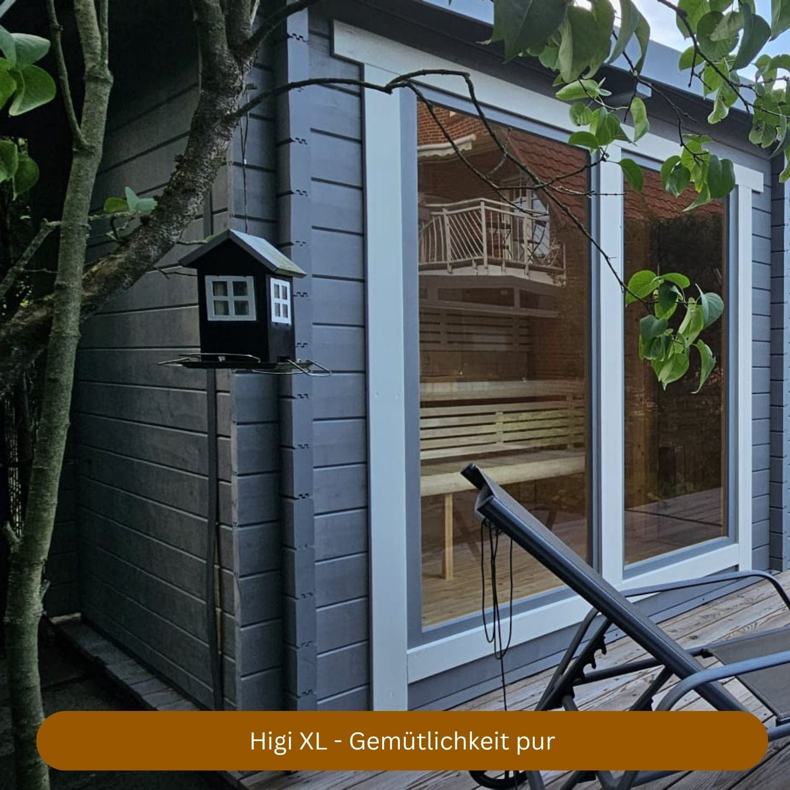 Blockbohlensauna Higi XL