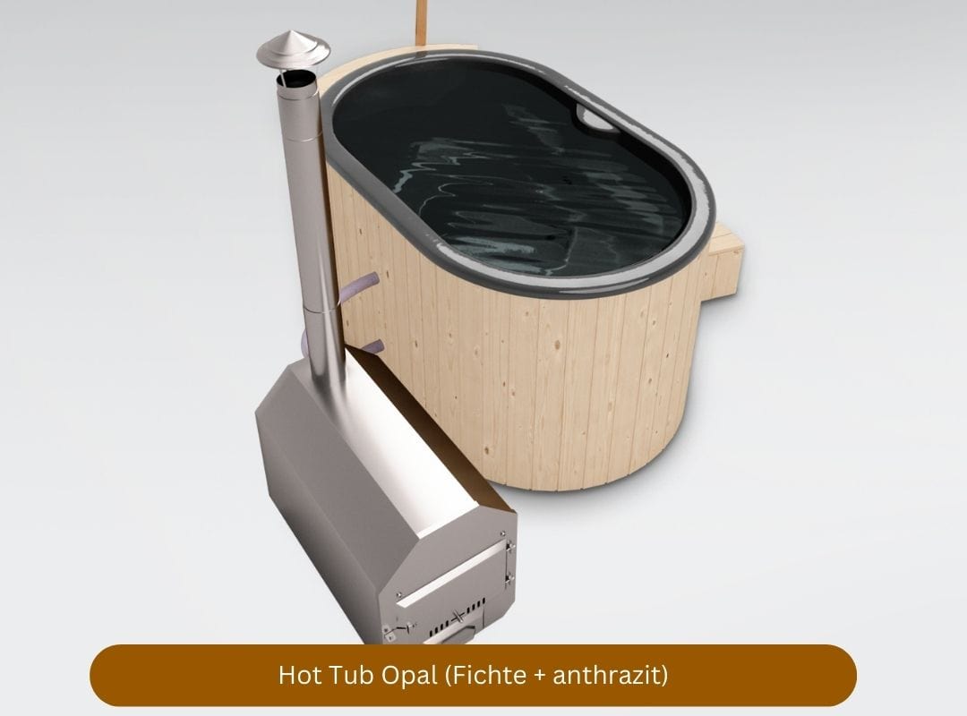 ovaler Hot Tub Opal fuer zwei Personen