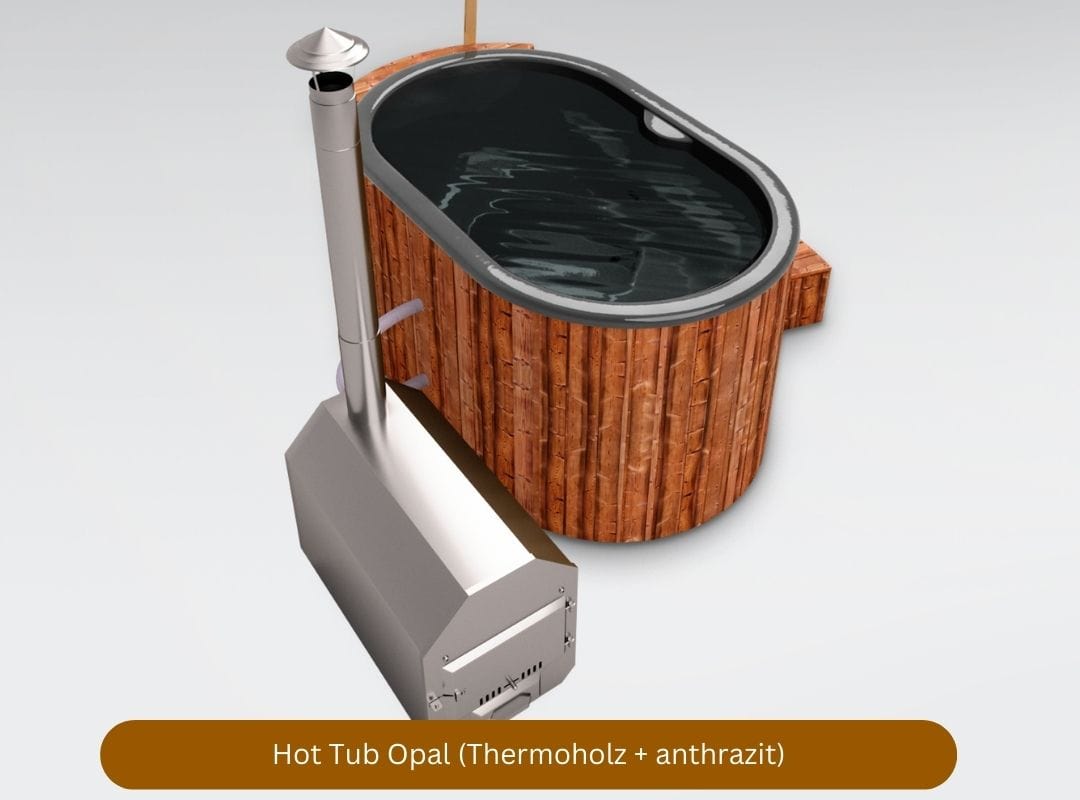 ovaler Hot Tub Opal fuer zwei Personen